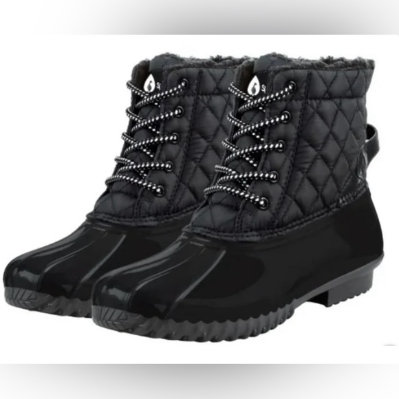 Sporto Shoes - Sporto  Women's Black Quilted Waterproof Boots